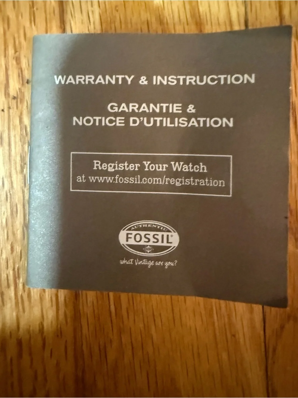 Fossil FS4532 Grant Chronograph Stainless Steel Men's Watch NIB & New Battery